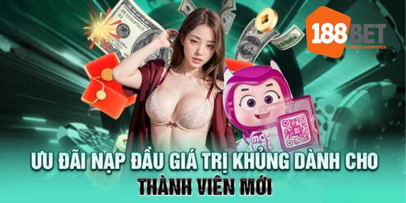 Khuyến Mãi 188BET - Trải Nghiệm Nhận Quà Khủng Khi Chơi Game 3 Tặng cho các newbie thưởng nạp đầu để có động lực trải nghiệm