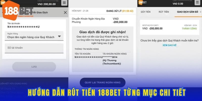 Rút Tiền 188bet | Hướng Dẫn Từ A-Z Cho Người Dùng Mới 2 Quy trình rút tiền 188bet từ A - Z cho những newbie